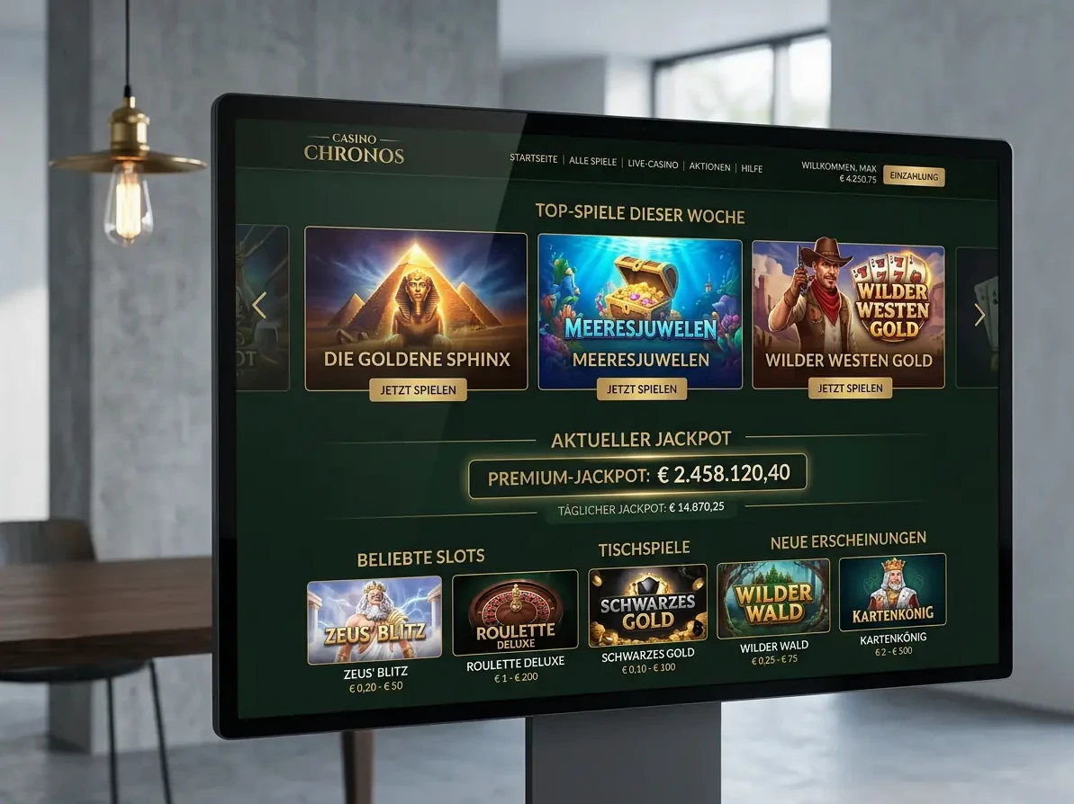 Prime — Spielsaal und Angebot